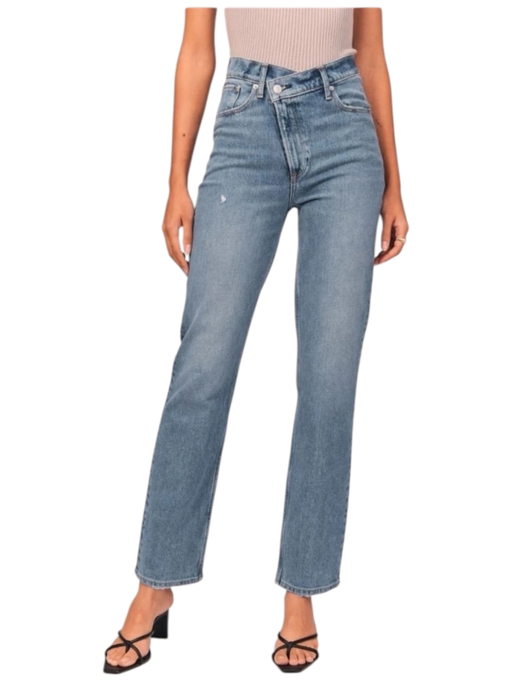 Abercrombie & Fitch The 90's Straight Ultra High Rise Curve Love Women's Size 26